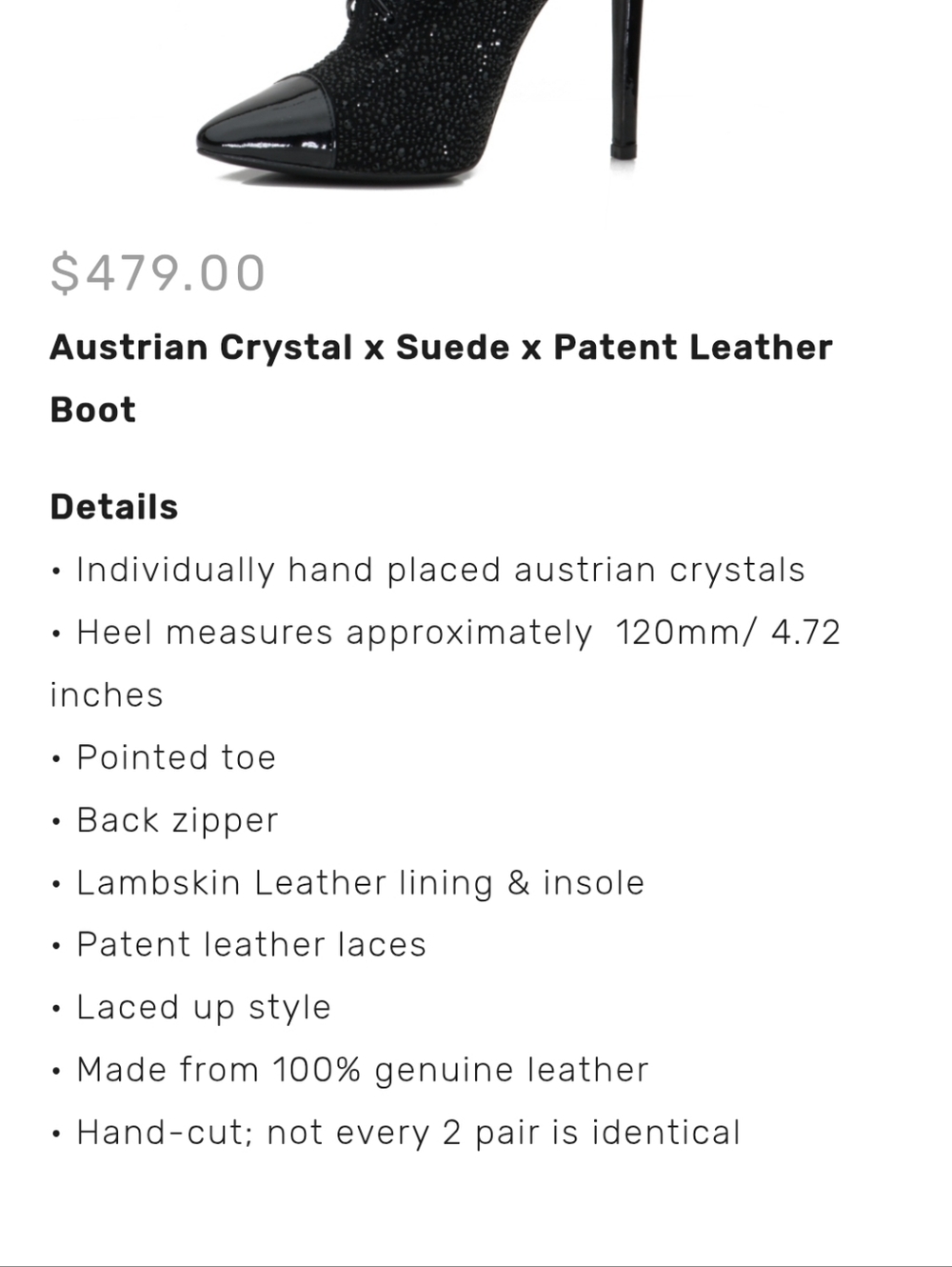 Jennifer Le Axl Crystal Boots - Picture 3 of 13
